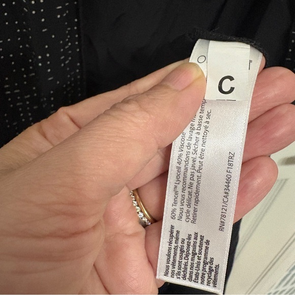 EILEEN FISHER Morse Code Black Belted Long Kimono Jacket Sz M - Picture 9 of 16